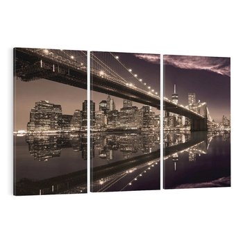Obraz na płótnie 120x80 - ikona Nowego Jorku - most, Nowy Jork