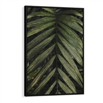 Obraz w ramie 70x100 - W Liściach Ukryte - zdjęcie, fotografia - rama czarna