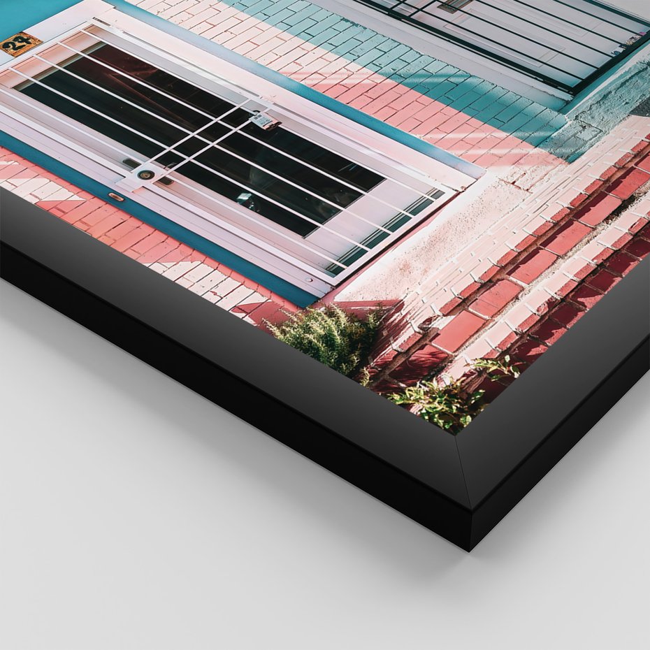 Zestaw obrazy w ramie 50x70 galeria - Surfing, morze, plaża, garbus - rama czarna