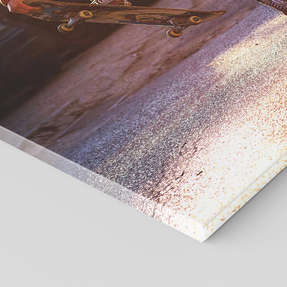 Obraz na płótnie 50x50 - Deskorolkowa Adrenalina Sportu - deskorolka, skateboard