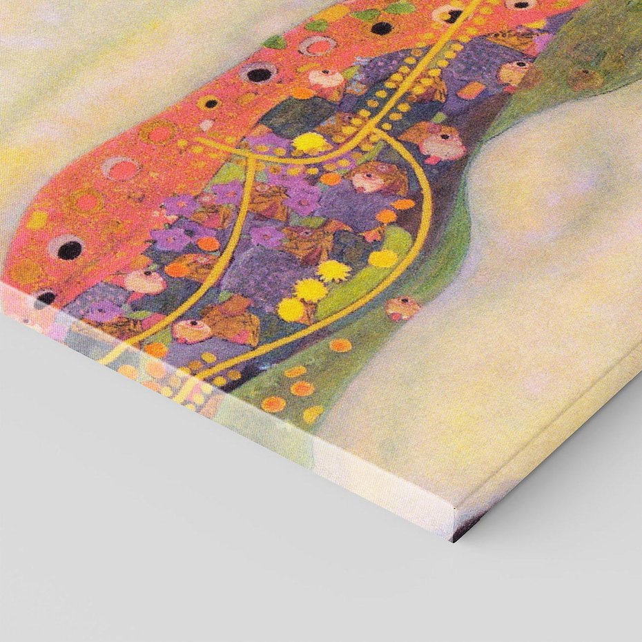 Obraz na płótnie 120x80 - "Water Serpents II" (1907) Gustav Klimt - Reprodukcja - reprodukcja, obraz na płótnie