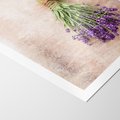 Plakat bez ramy 21x30 - Romantyczny urok - lawenda, bukiet