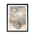 Plakat w ramie 50x70 - Światłości Taniec - akwarela, obraz - rama czarna