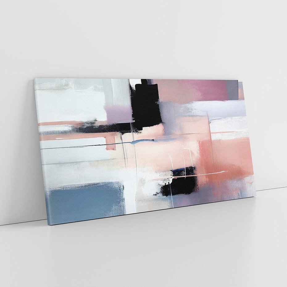 Obraz na płótnie 120x60 - Zamglone Kierunki - abstrakcja, obraz olejny