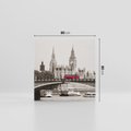 Obraz na płótnie 80x80 - Ikona Londynu - Most - most, Londyn
