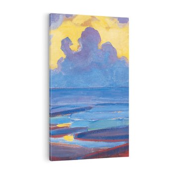 Obraz na płótnie 80x120 - "By the Sea" (1909), Piet Mondrian - Reprodukcja - reprodukcja, obraz na płótnie