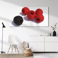 Obraz na płótnie 120x60 - Maliny Jeżyny Owoce - maliny, jeżyny