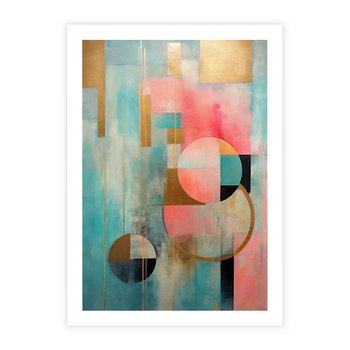 Plakat bez ramy 40x50 - Abstrakcyjny Bałagan - abstrakcja, obraz olejny