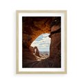 Plakat w ramie 40x50 - Magia pustynnego kanionu - pustynia, kanion - rama drewno