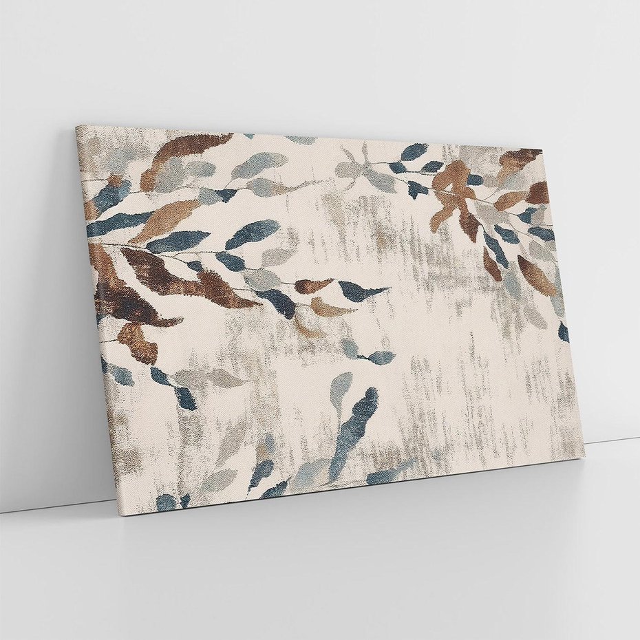 Obraz na płótnie 120x80 - Refleksje liściowych barw - abstrakcyjne kształty, przypominają liście