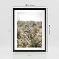 Plakat w ramie 30x40 - Pampas i Bocho - suche trawy, bocho - rama czarna