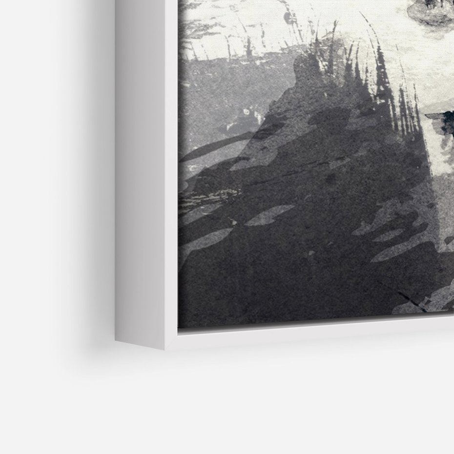 Obraz w ramie 70x100 - Abstrakcyjna wizja kobiety - abstrakcja, kobieta - rama biała