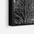 Obraz w ramie 100x70 - Pustynny Klimat - czarno białe zdjecie, pustynia - rama czarna