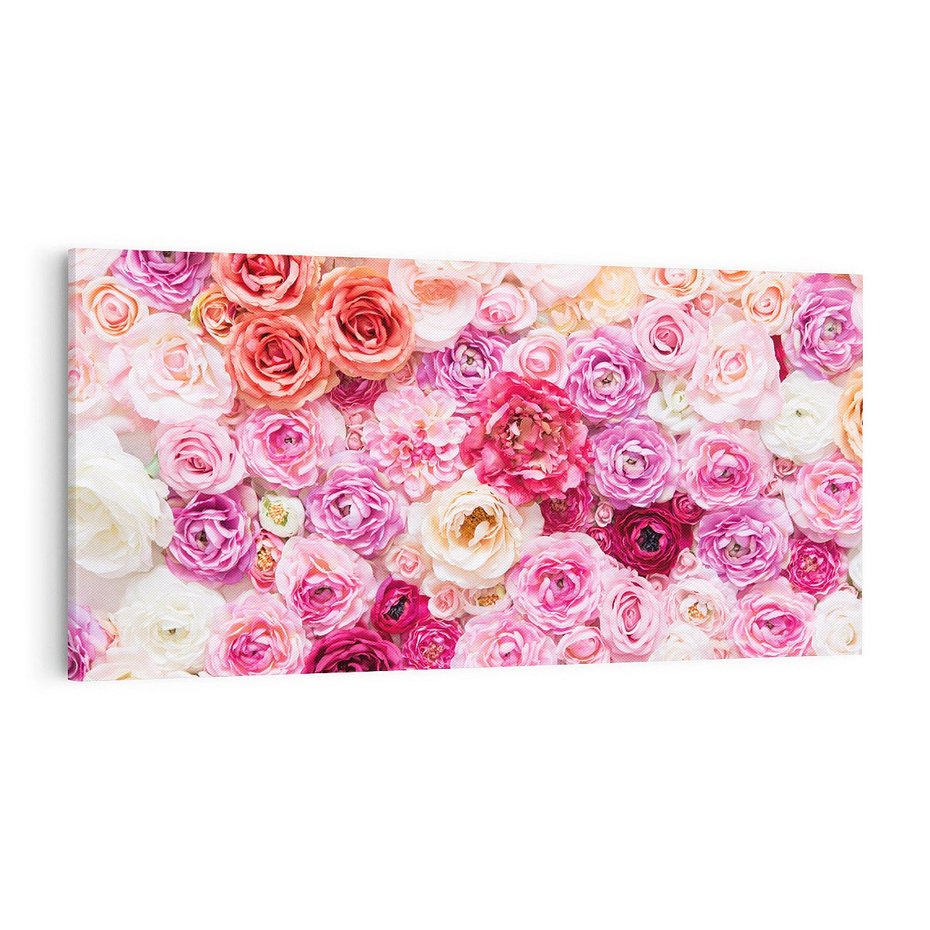 Obraz na płótnie 100x50 - Róże w pełnym rozkwicie - róże, kwiaty