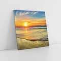 Obraz na płótnie 60x60 - Magia Chwil - zachód słońca,