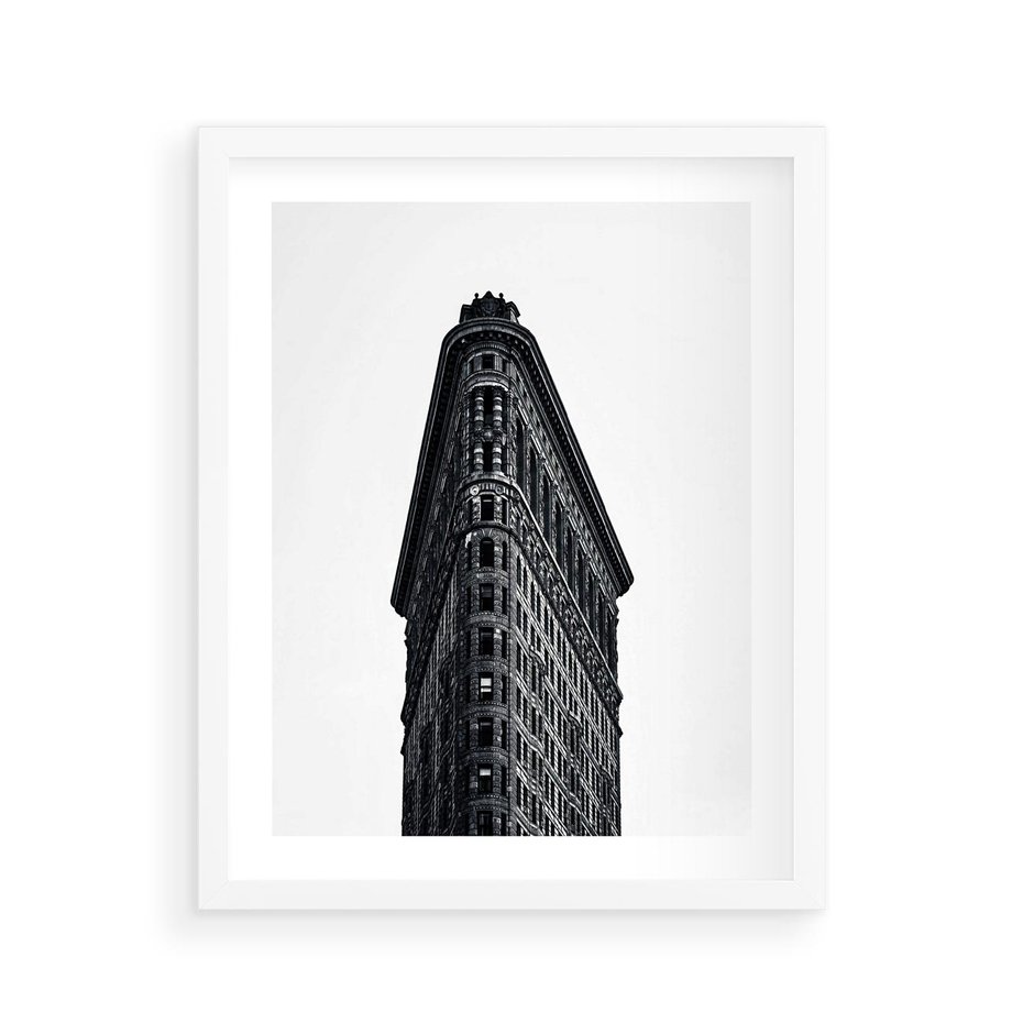 Plakat w ramie 40x50 - Majestatyczna Architektura - architektura, majestatyczny budynek - rama biała