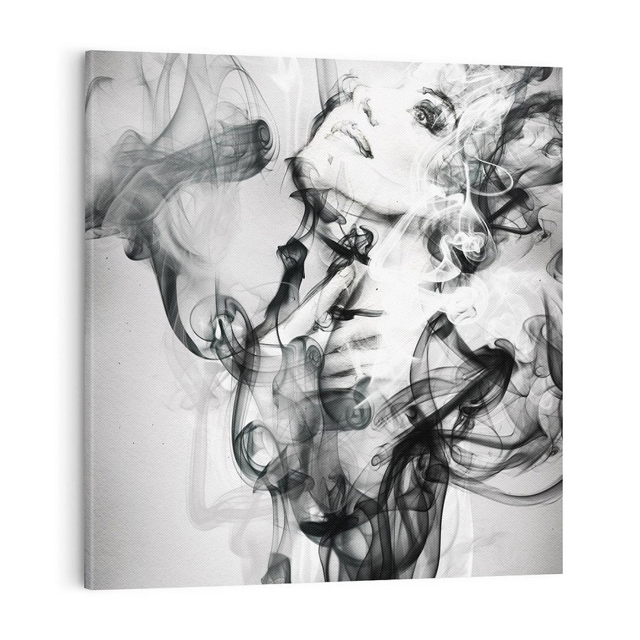 Obraz na płótnie 70x70 - Abstrakcja kobiecego piękna - abstrakcja, kobieta