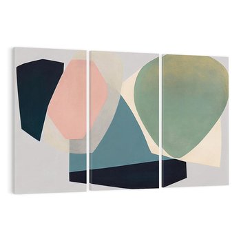 Obraz na płótnie 120x80 - Szare Tło Plam - abstrakcyjne plamy, kształty