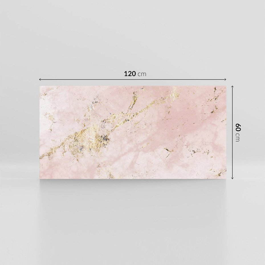 Obraz na płótnie 120x60 - Piękno w Szczegółach - marmur, złoto