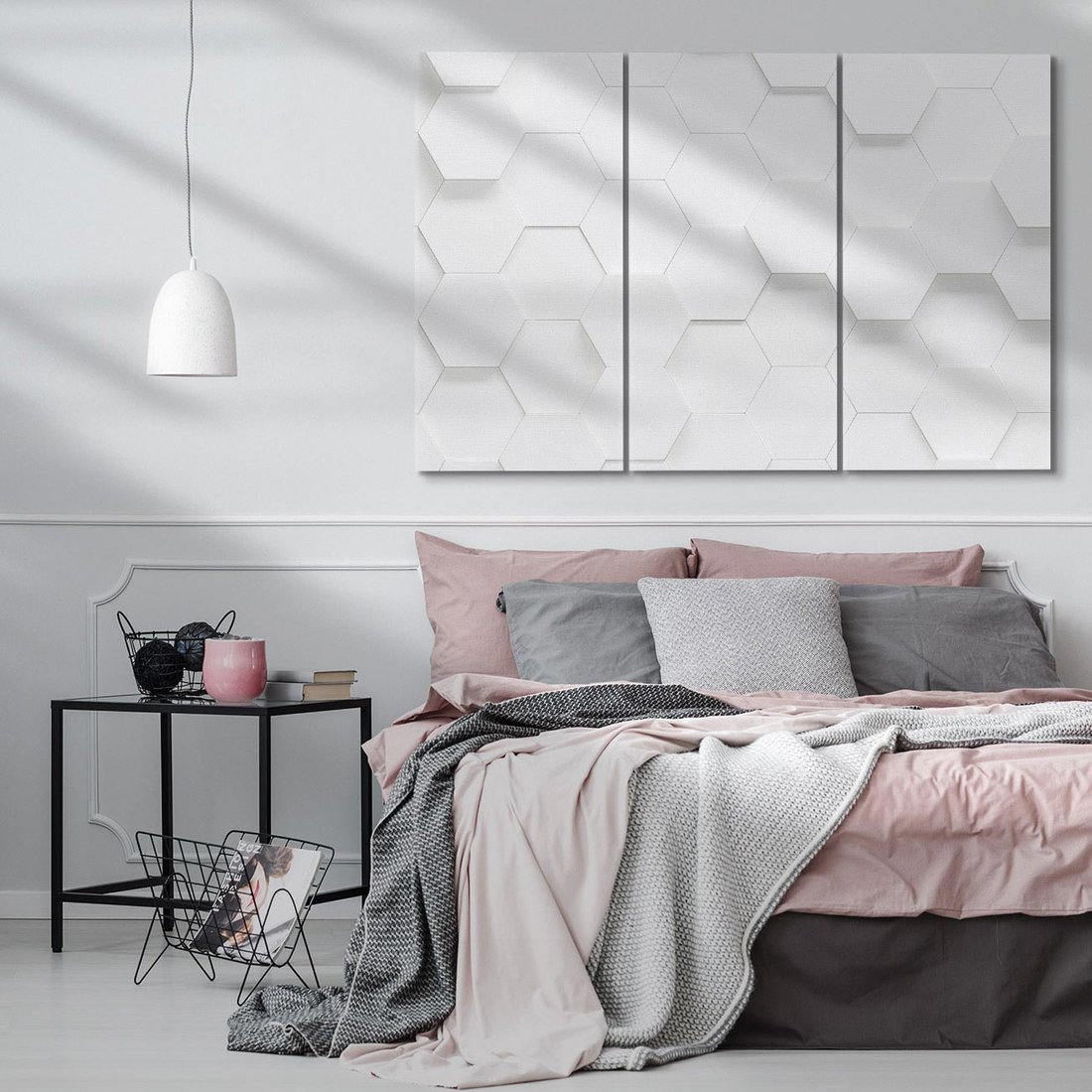 Obraz na płótnie 120x80 - Intrygujący Wymiar - geometria, 3D