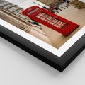 Plakat w ramie 30x40 - Symbol Big Benu - Londyn, budka - rama czarna