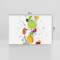 Obraz na płótnie 70x50 - Kulinarne Inspiracje - owoce, woda