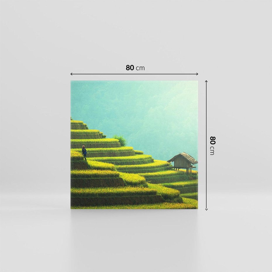 Obraz na płótnie 80x80 - Góry Azji: Siła i Urok Natury - Azja, góry