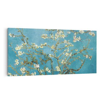 Obraz na płótnie 140x70 - Almond blossom 1890, Vincent van Gogh - Reprodukcja - reprodukcja, obraz na płótnie