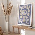 Plakat w ramie 40x50 - Widok Abstrakcyjny - skandynawski styl, plakat - rama drewno