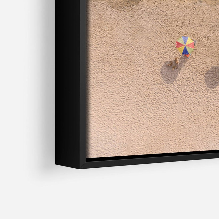 Obraz w ramie 50x70 - Letnie Wakacje na Horyzoncie - plaża, morze - rama czarna