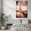Obraz na płótnie 70x100 - Eiffla: ikona Paryża - Eiffla, Paryż