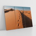 Obraz na płótnie 120x80 - Piasek pustyni w ogniu - pustynia, piasek