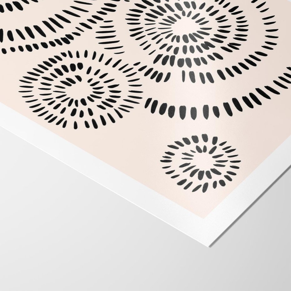 Plakat bez ramy 21x30 - Abstrakcyjne Wnętrza - minimalistyczne kształty, odbicia