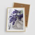 Plakat w ramie 50x70 - relaks z aromatem - lawenda, spa - rama drewno