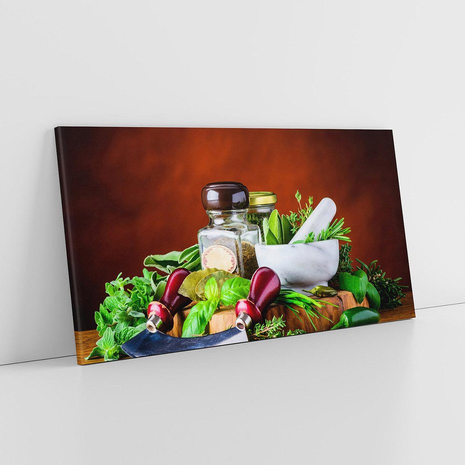 Obraz na płótnie 100x50 - Kulinarna przygoda - do kuchni, przyprawy