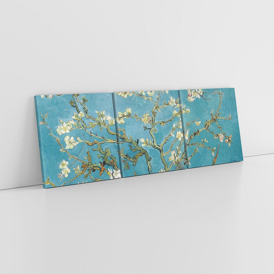 Obraz na płótnie 90x30 - Almond blossom 1890, Vincent van Gogh - Reprodukcja - reprodukcja, obraz na płótnie