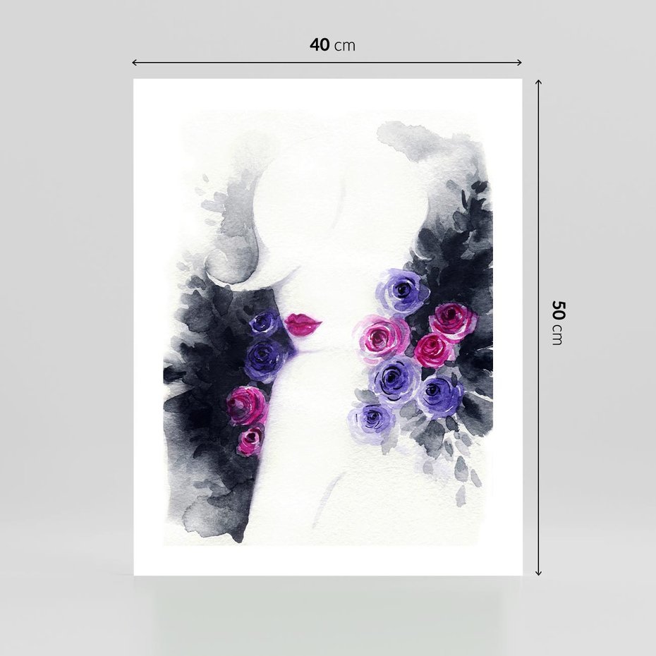 Plakat bez ramy 40x50 - Urok osobowości - kobieta, portret