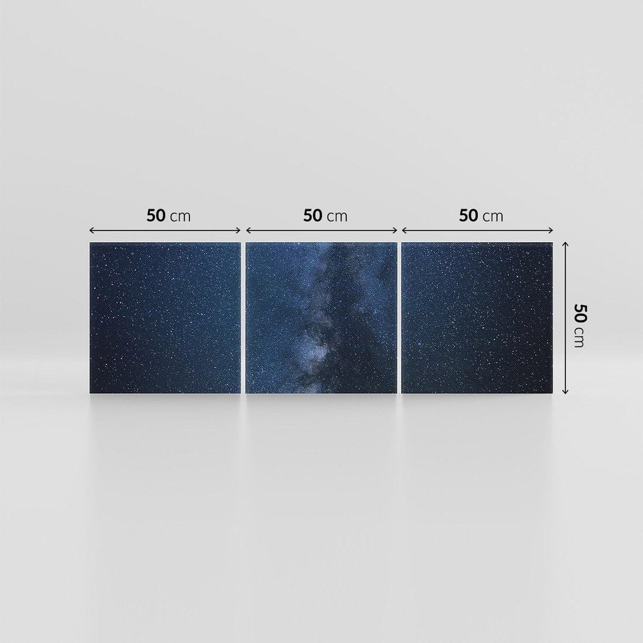 Obraz na płótnie 150x50 - Gwiazdy: magia nocnego nieba - gwiazdy, niebo