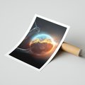 Plakat bez ramy 30x40 - Nieznane przestrzenie - planeta, kosmos