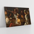 Obraz na płótnie 70x50 - Card and Backgammon Players (ok. 1595), Caravaggio - reprodukcja, obraz na płótnie