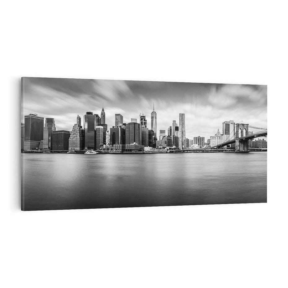 Obraz na płótnie 100x50 - Nowy Jork o zmierzchu - Nowy Jork, niebo