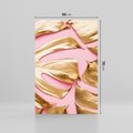 Obraz na płótnie 50x70 - Przyjemność w Naturze - złote, liście