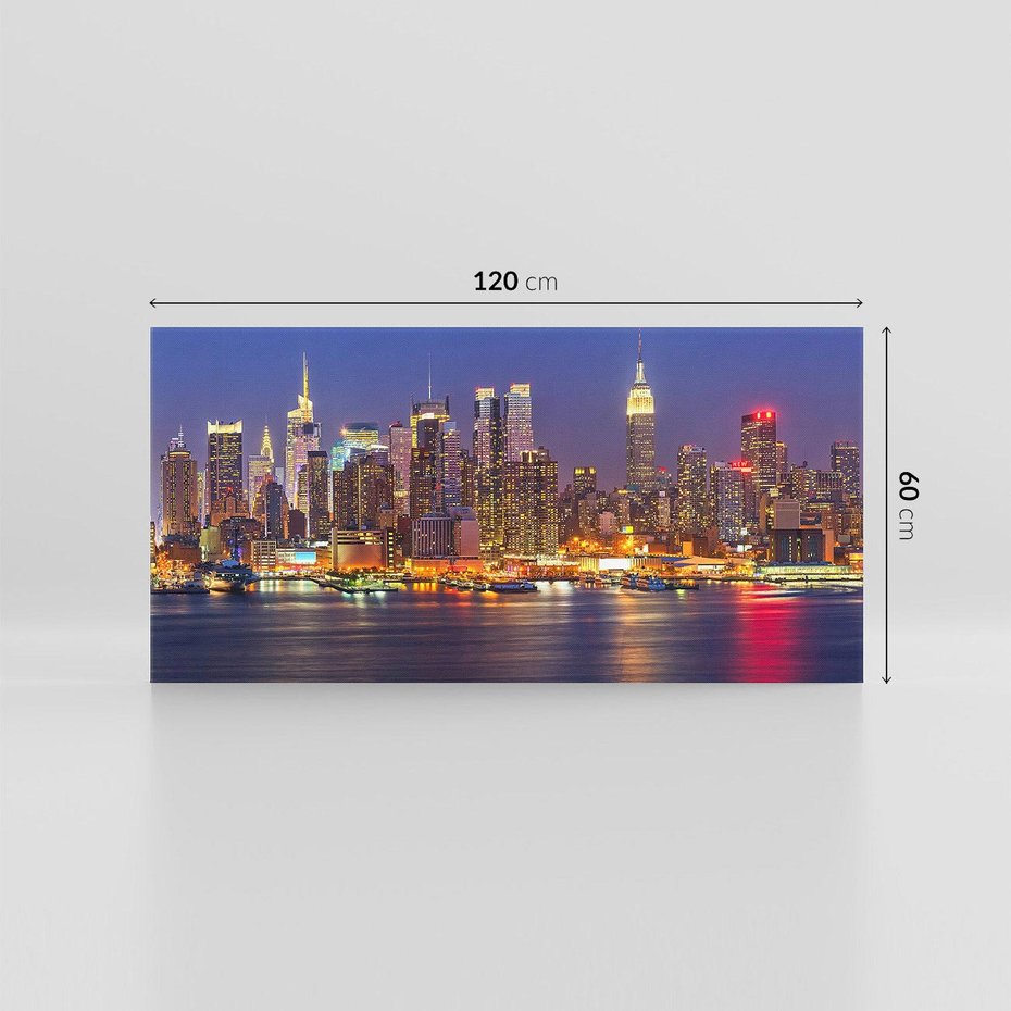 Obraz na płótnie 120x60 - Dusza Ameryki: miasto nieprzespanych nocy - Ameryka, USA