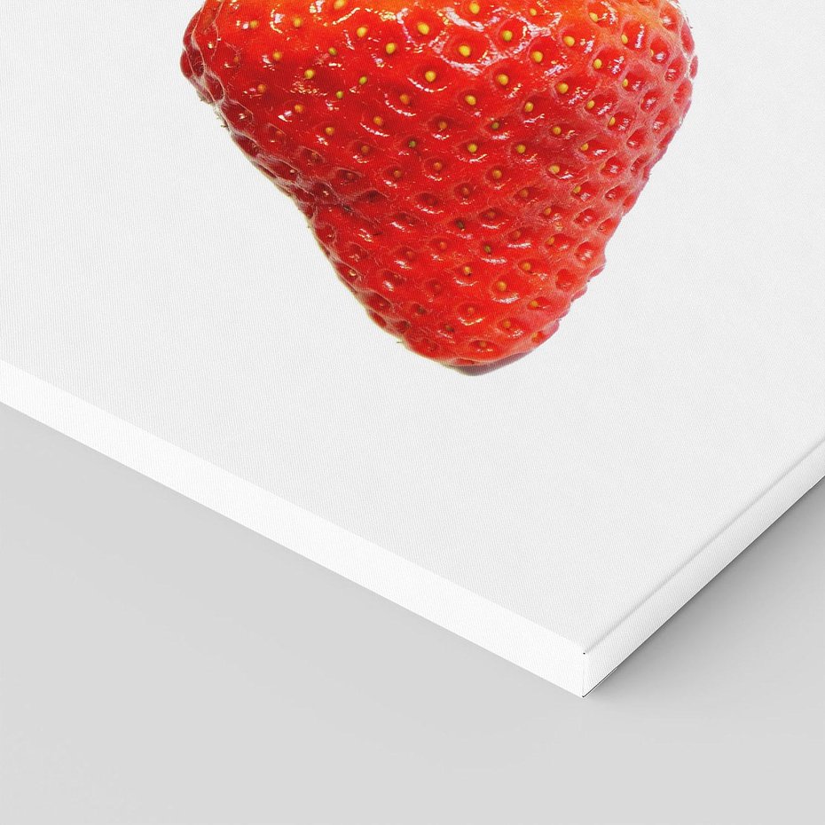 Obraz na płótnie 70x70 - Truskawka - Owocowa Rozkosz - truskawka, owoc
