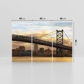 Obraz na płótnie 120x80 - Most w amerykańskim stylu - Philadelphia, most