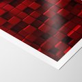 Plakat bez ramy 21x30 - Geometryczne 3D: wizja przestrzeni - geometryczne, 3D