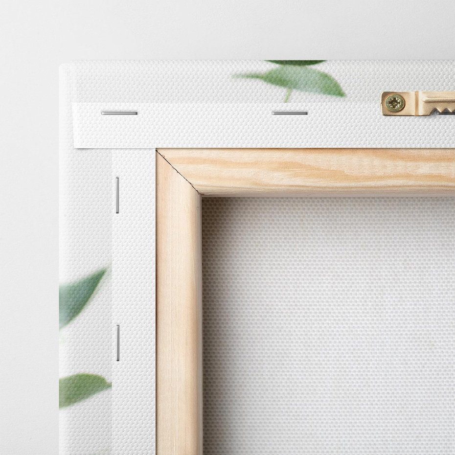 Obraz na płótnie 120x80 - Żywa eukaliptusowa zieleń - eukaliptus, zielone