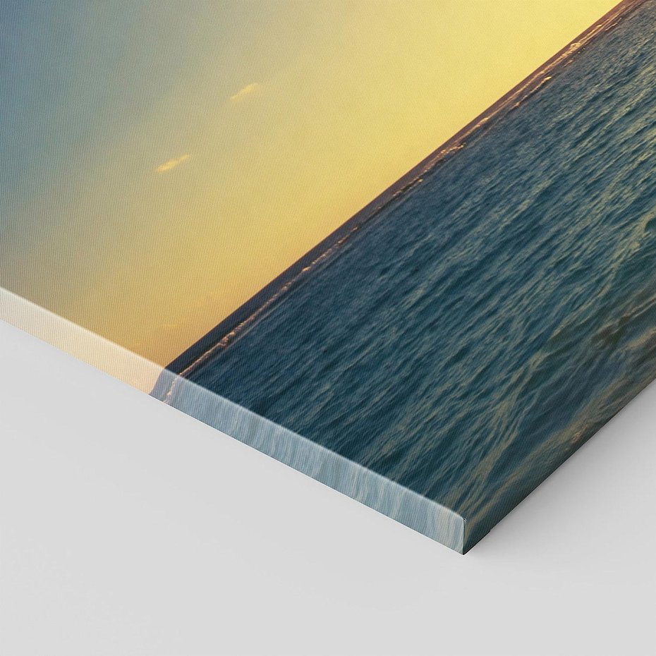 Obraz na płótnie 100x50 - Rajski Widok - zachód słońca,