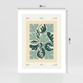 Plakat bez ramy 30x40 - Podróżne Impresje - roślinne motywy, ornamenty