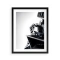 Plakat w ramie 40x50 - Czarno-Biały Świat - architeltura, surowość - rama czarna